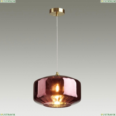 Подвес 4782/1 ★Odeon Light, 1 x 60Вт☀, Бронза► — Купить▼