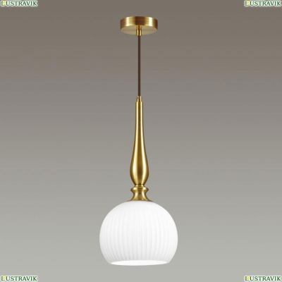 Подвес 4767/1 ★Odeon Light, 1 x 60Вт☀, Бронза► — Купить▼