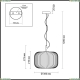 Подвес 4754/1 ★Odeon Light, 1 x 60Вт☀, Черный► — Купить▼