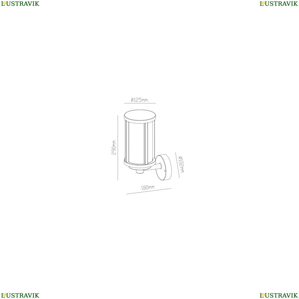 Светильник A1036AL-1BK ★Arte Lamp, Черный► — Купить▼