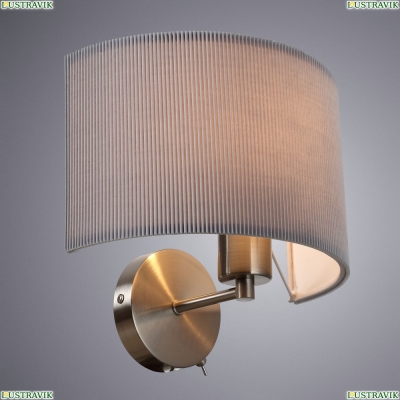 Бра A1021AP-1SS ★Arte Lamp, Серый► — Купить▼