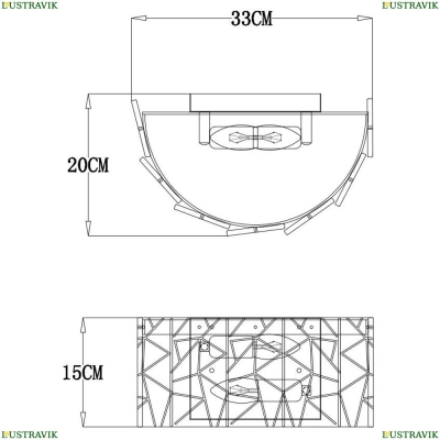 Бра A1222AP-2CC ★Arte Lamp, Хром► — Купить▼