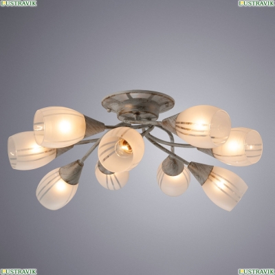 Люстра A2701PL-9WG ★Arte Lamp, Белый с патиной► — Купить▼