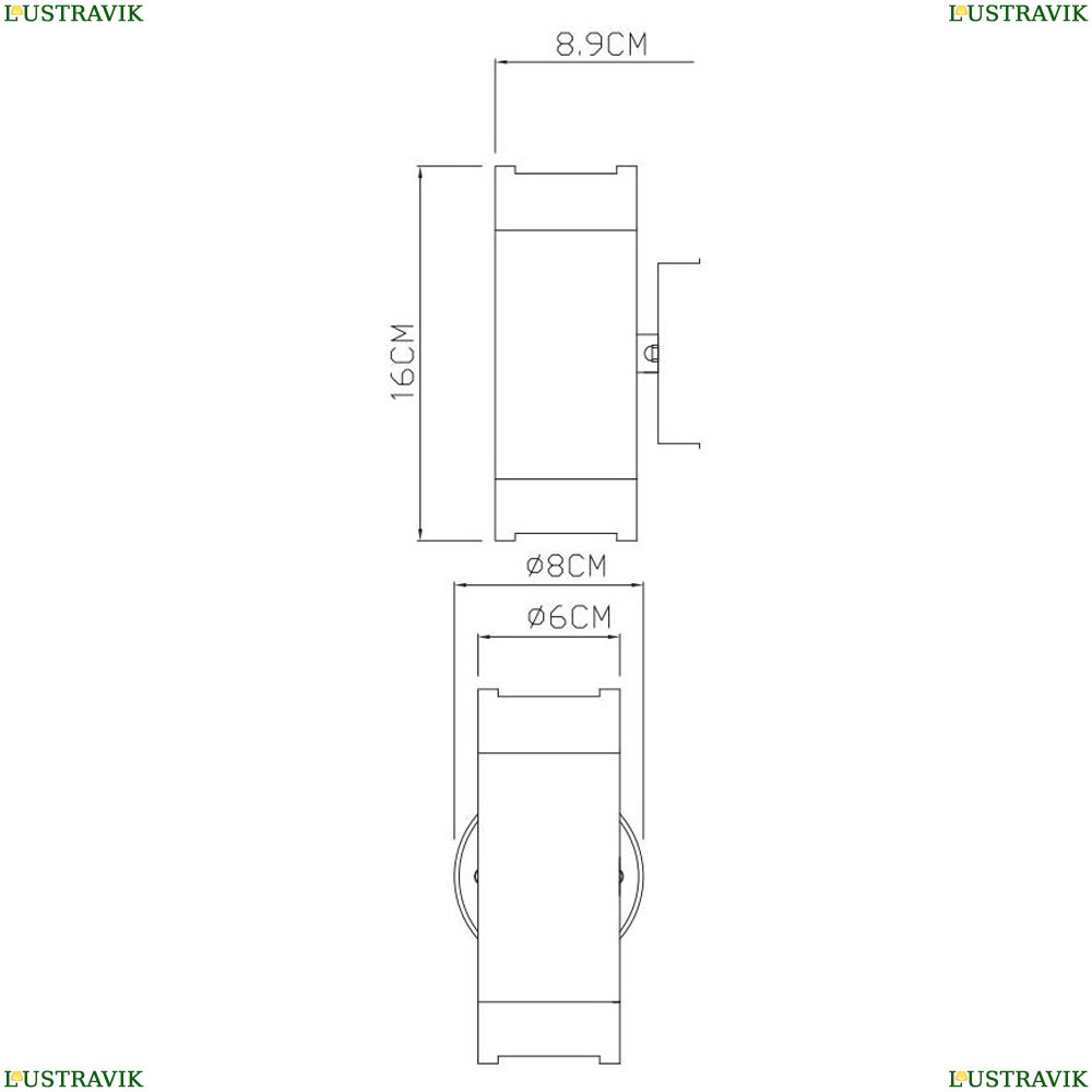 Светильник A3503AL-2WH ★Arte Lamp, Белый► — Купить▼