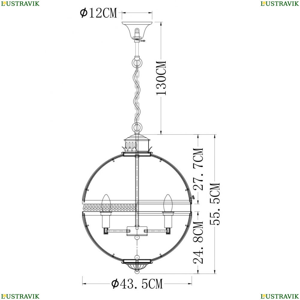 Подвес 2027/19 SP-4 ★Divinare, Серый► — Купить▼