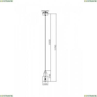 Светильник FR4006PL-01BS ★Freya, 1 x 40Вт☀, Бронза► — Купить▼