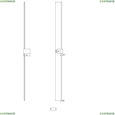 Светильник C071WL-L12GB3K ★Maytoni, 1 x 12Вт☀, Черный► — Купить▼