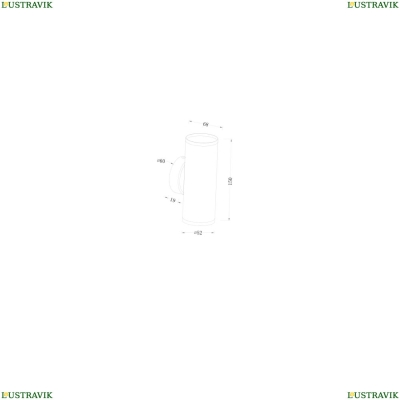 Светильник C068WL-02B ★Maytoni, 2 x 10Вт☀, Черный► — Купить▼