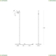 Торшер MOD129FL-01B ★Maytoni, 1 x 40Вт☀, Черный► — Купить▼
