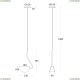 Светильник MOD126PL-01B ★Maytoni, 1 x 28Вт☀, Черный► — Купить▼