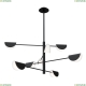 Люстра MOD126PL-08B ★Maytoni, 8 x 28Вт☀, Черный► — Купить▼