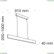 Светильник P010PL-L23G4K ★Maytoni, 1 x 23Вт☀, Золото► — Купить▼
