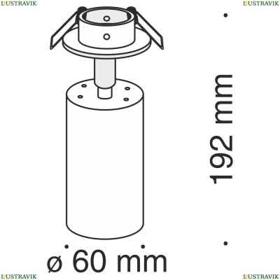 Светильник C018CL-01MG ★Maytoni, 1 x 50Вт☀, Золото► — Купить▼