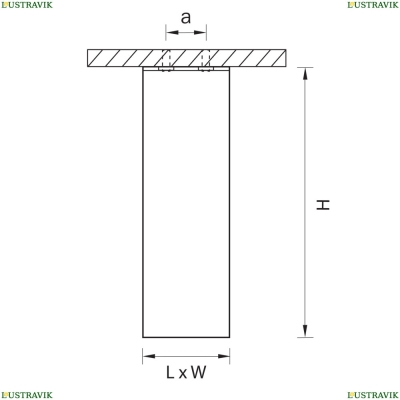 Светильник 216397 ★Lightstar, 1 x 50Вт☀, Черный► — Купить▼
