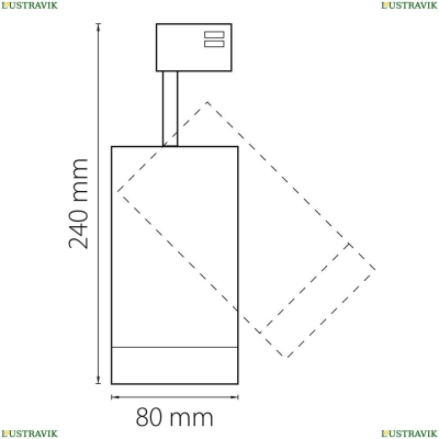 Светильник 303264 ★Lightstar, 1 x 35Вт☀, Белый► — Купить▼