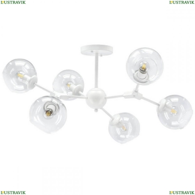 Люстра 785066 ★Lightstar, 6 x 40Вт☀, Белый► — Купить▼