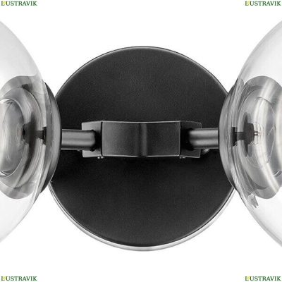 Бра 785627 ★Lightstar, 2 x 40Вт☀, Черный► — Купить▼