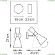 Спот 816617 ★Lightstar, 1 x 40Вт☀, Золото► — Купить▼