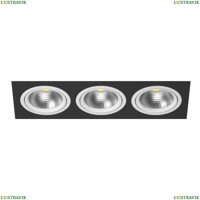 Светильник i837060606 ★Lightstar, 3 x 50Вт☀, Черный► — Купить▼