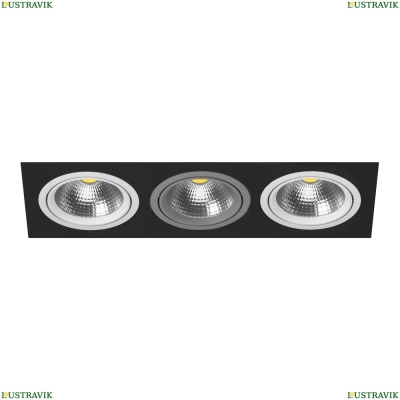Светильник i837060906 ★Lightstar, 3 x 50Вт☀, Черный► — Купить▼