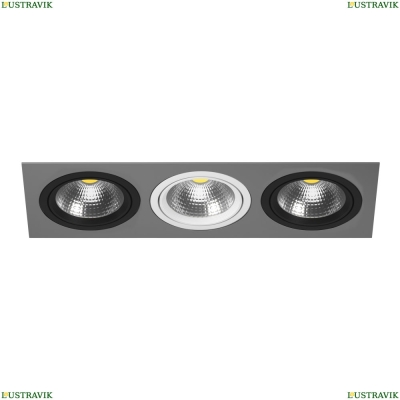 Светильник i839070607 ★Lightstar, 3 x 50Вт☀, Серый► — Купить▼