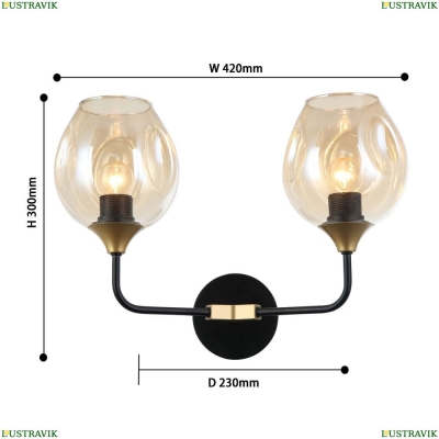 Бра 2569-2W ★ F-Promo Avena — купить в интернет магазине ЛЮСТРАВИК ☀
