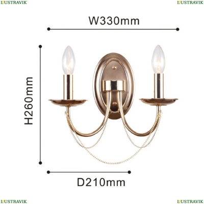 Бра 2591-2W ★ F-Promo Plini — купить в интернет магазине ЛЮСТРАВИК ☀