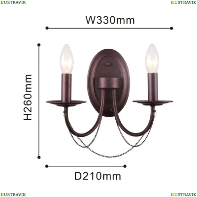 Бра 2590-2W ★ F-Promo Plini — купить в интернет магазине ЛЮСТРАВИК ☀