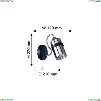 Бра 2351-1W ★ F-Promo Affable — купить в интернет магазине ЛЮСТРАВИК ☀