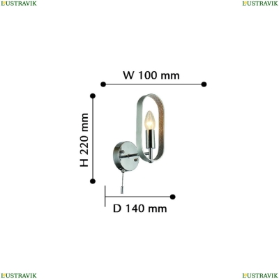 Бра 2482-1W ★ F-Promo Scintillans — купить в интернет магазине ЛЮСТРАВИК ☀