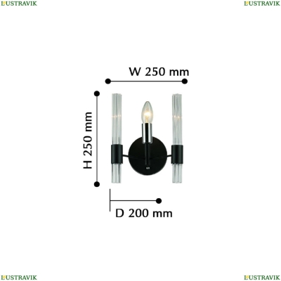 Бра 2490-1W ★ F-Promo Supreme — купить в интернет магазине ЛЮСТРАВИК ☀