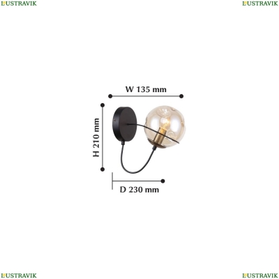 Бра 2202-1W ★ F-Promo Grana — купить в интернет магазине ЛЮСТРАВИК ☀