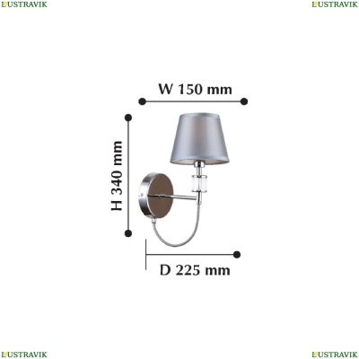 Бра 2193-1W ★ F-Promo Martina — купить в интернет магазине ЛЮСТРАВИК ☀