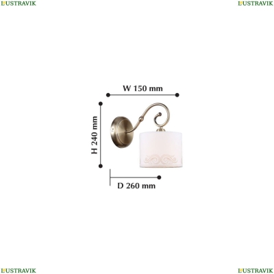 Бра 2198-1W ★ F-Promo Romani — купить в интернет магазине ЛЮСТРАВИК ☀