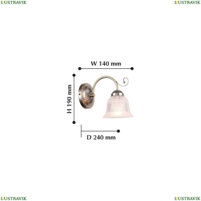 Бра 2194-1W ★ F-Promo Vetus — купить в интернет магазине ЛЮСТРАВИК ☀