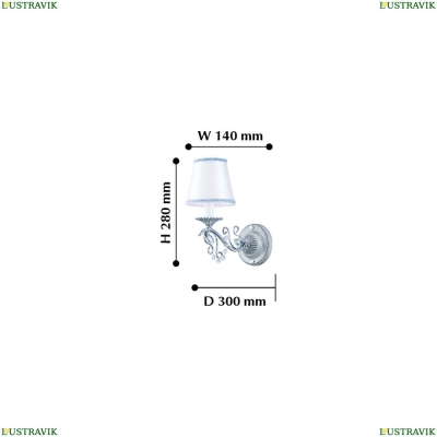 Бра 2130-1W ★ F-Promo Elisa — купить в интернет магазине ЛЮСТРАВИК ☀