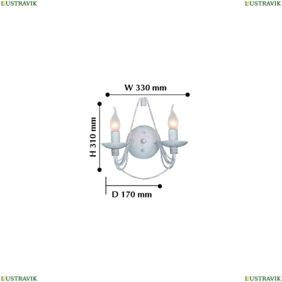 Бра 2164-2W ★ F-Promo Chateau — купить в интернет магазине ЛЮСТРАВИК ☀