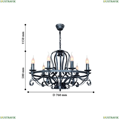 Люстру 2162-9P ★ F-Promo Palermo — купить в интернет магазине ЛЮСТРАВИК ☀
