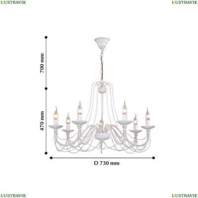 Люстру 2164-7P ★ F-Promo Chateau — купить в интернет магазине ЛЮСТРАВИК ☀