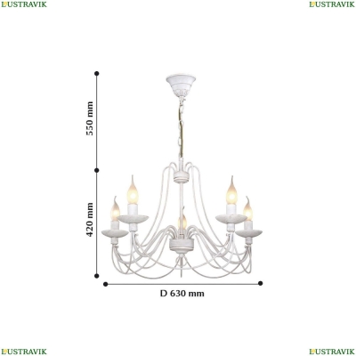 Люстру 2164-5P ★ F-Promo Chateau — купить в интернет магазине ЛЮСТРАВИК ☀