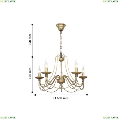 Люстру 2163-5P ★ F-Promo Chateau — купить в интернет магазине ЛЮСТРАВИК ☀