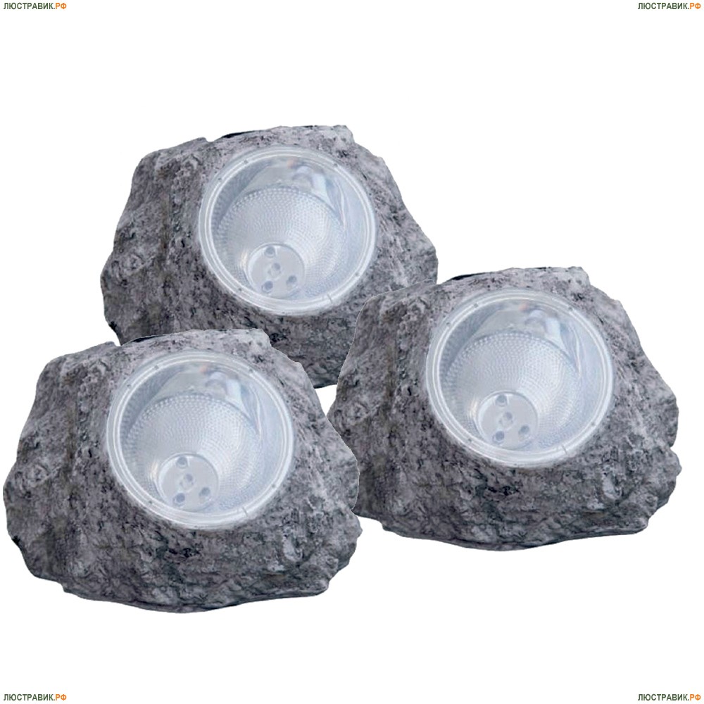 3302-3 Комплект из 3-х уличных светильников Globo (Глобо) solare 3399-3