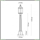 Уличный Столб 4961/1F ★ Odeon Light — купить в интернет магазине ЛЮСТРАВИК☀