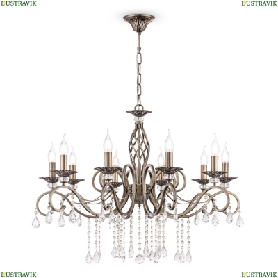 Люстра RC247-PL-10-R ★Maytoni, 10 x 60Вт☀, Бронза► — Купить▼