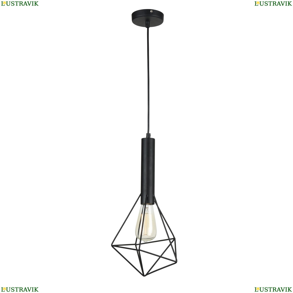 Подвес T021-01-B ★Maytoni, 1 x 60Вт☀, Черный► — Купить▼