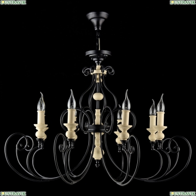 Люстра H631-PL-08-B ★Maytoni, 8 x 60Вт☀, Коричневый► — Купить▼