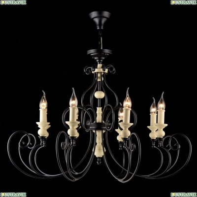 Люстра H631-PL-08-B ★Maytoni, 8 x 60Вт☀, Коричневый► — Купить▼