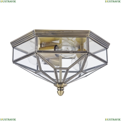 Светильник H356-CL-03-BZ ★Maytoni, 3 x 60Вт☀, Бронза► — Купить▼