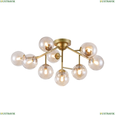 Люстра MOD545PL-12G ★Maytoni, 12 x 28Вт☀, Золото► — Купить▼