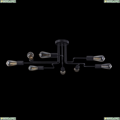 Люстра T532CL-08B ★Maytoni, 8 x 60Вт☀, Черный► — Купить▼